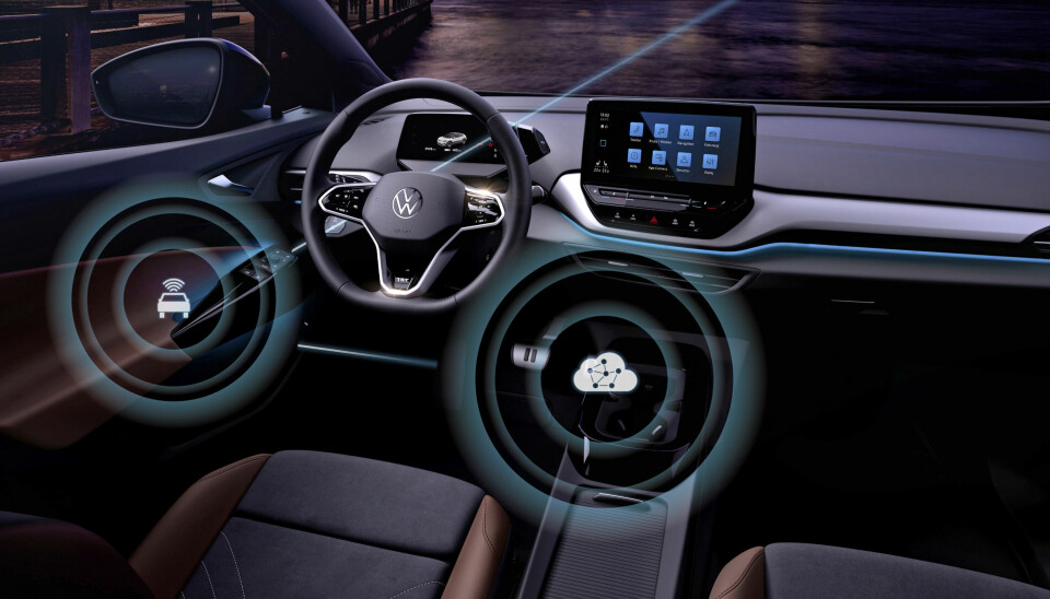 TAR NYTT STEG: VW blir første volumprodusent med jevnlig programvare-oppdatering over nettet.