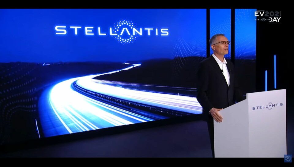 SATSER: Stellantis-sjef Carlos Tavares har fått en haug med bilmerker i konsernet. Nå begynner for alvor utrullingen av elbilene.