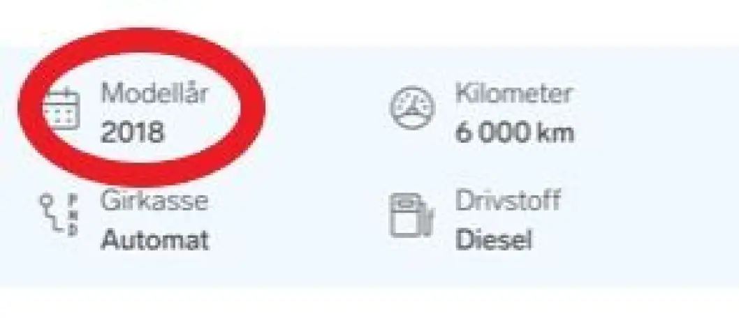 <span class=" font-weight-bold" data-lab-font_weight_desktop="font-weight-bold">2018:</span> Da Haugaland Bilsenter la ut bilen på Finn, var det som 2018-modell <span class=" font-weight-bold" data-lab-font_weight_desktop="font-weight-bold">2018:</span> Da Haugaland Bilsenter la ut bilen på Finn, var det som 2018-modell