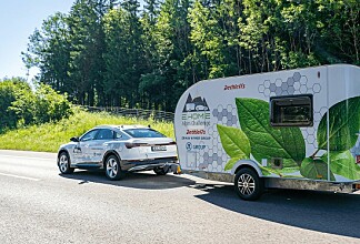 Slik reddes rekkevidden for elbiler med campingvogn
