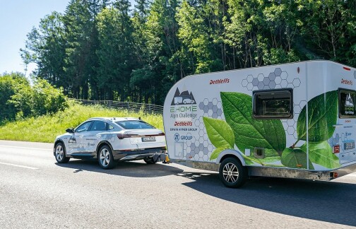 Slik reddes rekkevidden for elbiler med campingvogn