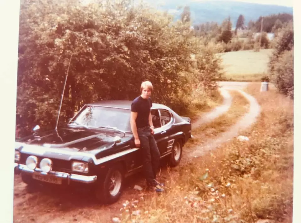 VEIVALG: For 40 år siden var Morten Olaussen læregutt på bilverksted i Oslo da han tok seg råd til toppmodellen av Ford Capri – riktignok brukt.