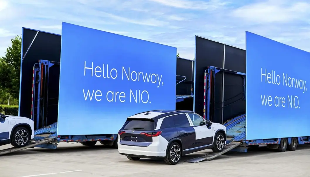STARTER PREMIUM: Nio lanseres i Norge med en premium-SUV som skal konkurrere med Audi e-tron, Mercedes EQC og den kommende BMW iX, men har nå bestemt seg for også å lansere mer folkelige elbiler. STARTER PREMIUM: Nio lanseres i Norge med en premium-SUV som skal konkurrere med Audi e-tron, Mercedes EQC og den kommende BMW iX, men har nå bestemt seg for også å lansere mer folkelige elbiler.