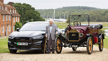 Opplært i T-Ford, nå kjører Harold (101) Fords nye elbil
