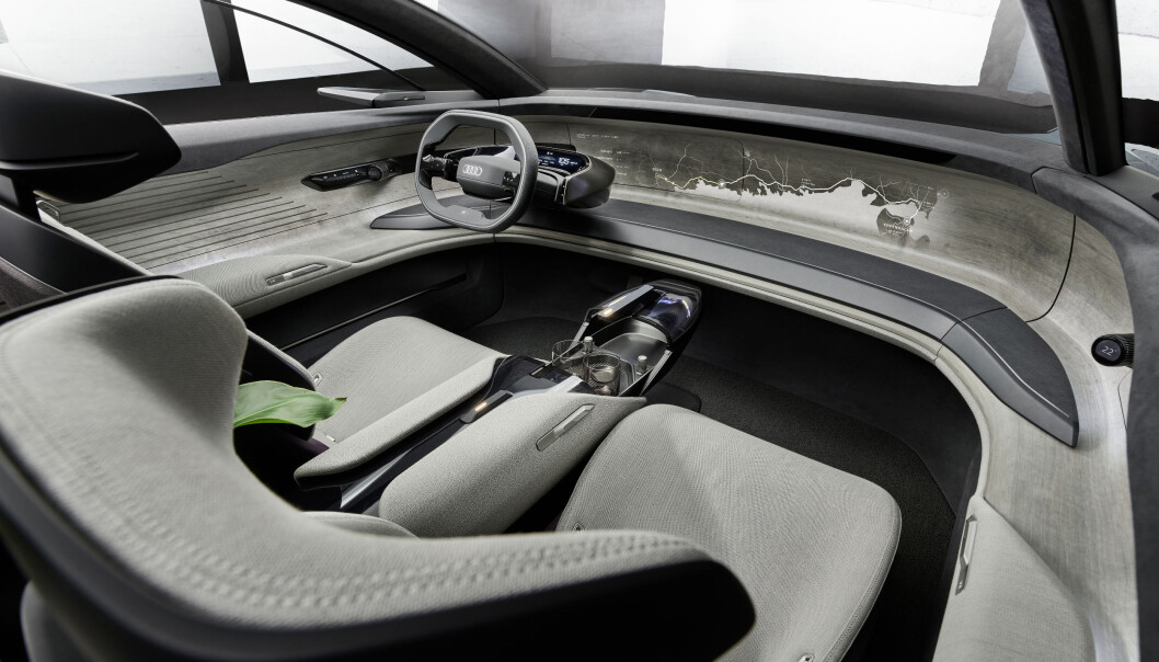 <b>FREMTIDSTITT: </b>Audi-konseptet grandsphere. <b>FREMTIDSTITT: </b>Audi-konseptet grandsphere.