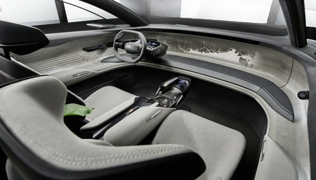 <b>FREMTIDSTITT: </b>Audi-konseptet grandsphere. <b>FREMTIDSTITT: </b>Audi-konseptet grandsphere.