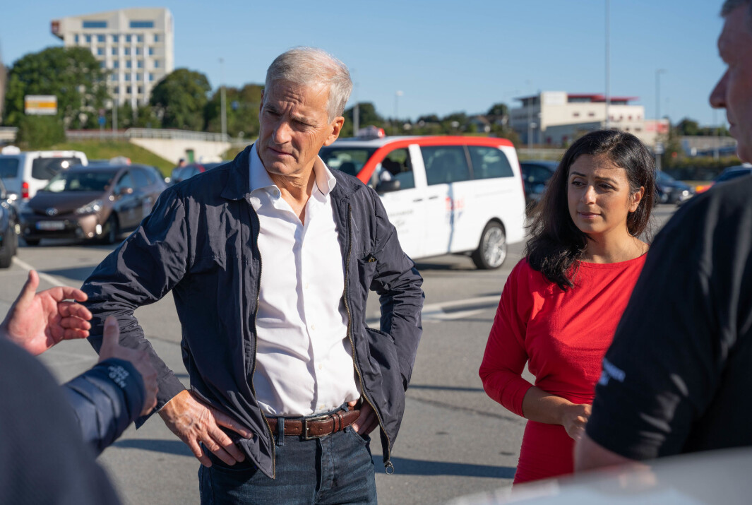 …OG BILEN GÅR BRA? Jonas Gahr Støre og Hadia Tajik under valgkamp for Ap tidligere i høst. …OG BILEN GÅR BRA? Jonas Gahr Støre og Hadia Tajik under valgkamp for Ap tidligere i høst.