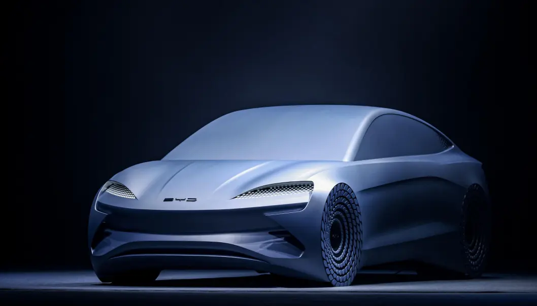 REALISTISK: Denne modellen fra BYD skal klare over 100 mil på fulladet batteri. REALISTISK: Denne modellen fra BYD skal klare over 100 mil på fulladet batteri.