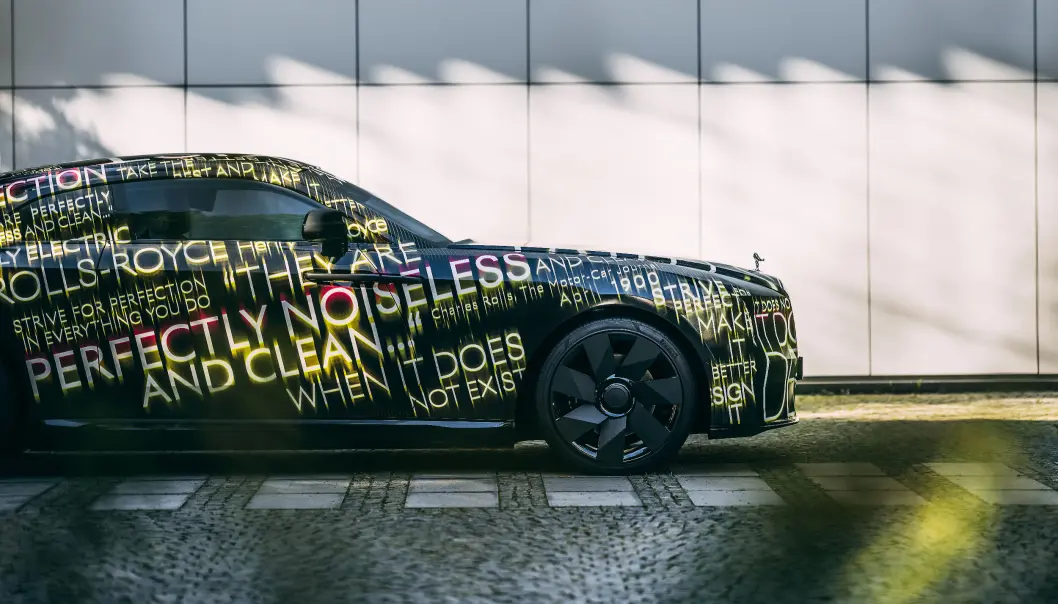 KOMMER SNART: En elektrisk utgave av bilverdens fremste luksusmerke, Rolls-Royce, er på trappene. KOMMER SNART: En elektrisk utgave av bilverdens fremste luksusmerke, Rolls-Royce, er på trappene.
