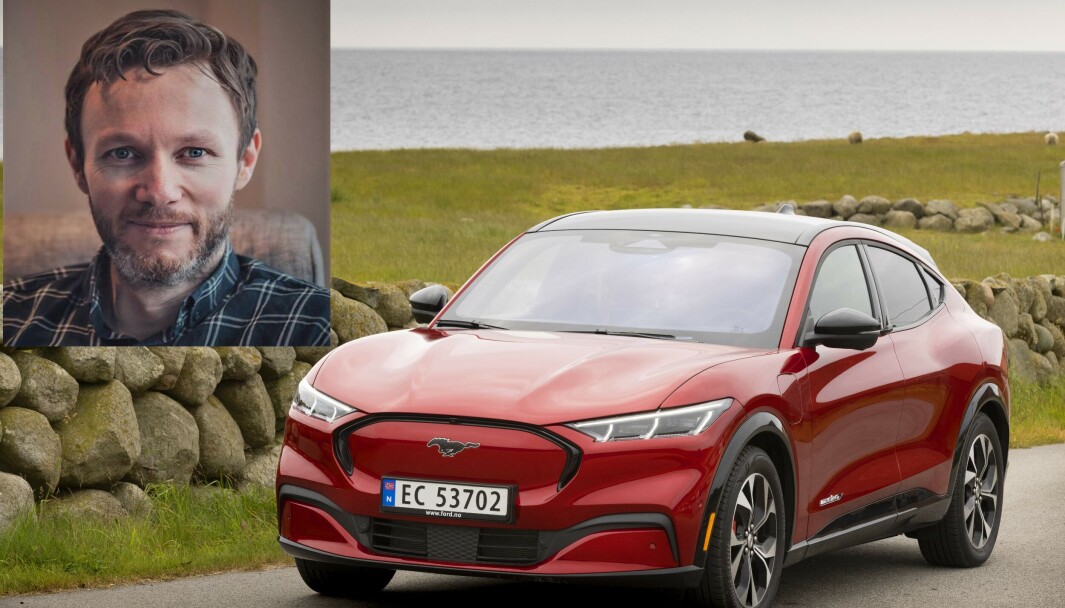 MISFORNØYD: Roy Magne Rødland (innfelt) er økonom, og trodde lånet på sin Ford Mustang Mach-e var til lav fastrente. MISFORNØYD: Roy Magne Rødland (innfelt) er økonom, og trodde lånet på sin Ford Mustang Mach-e var til lav fastrente.