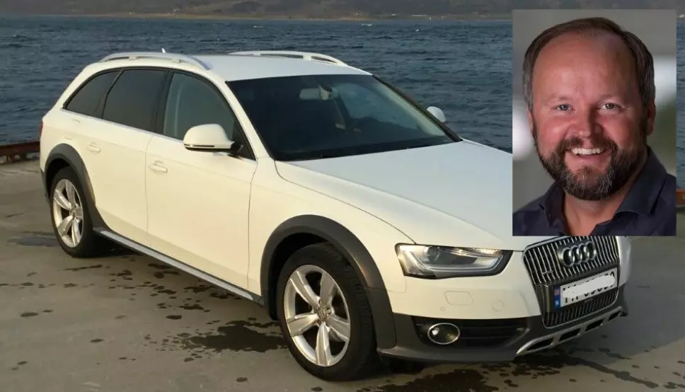 TAPTE: Morten Myrvang (innfelt) gikk på et sviende tap i tingretten etter at han solgte denne Audien.