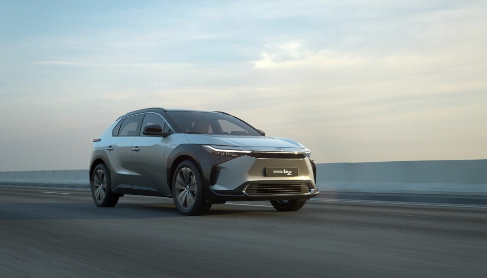 SNART KLAR: Toyotas nye el-SUV nærmer seg norske veier.