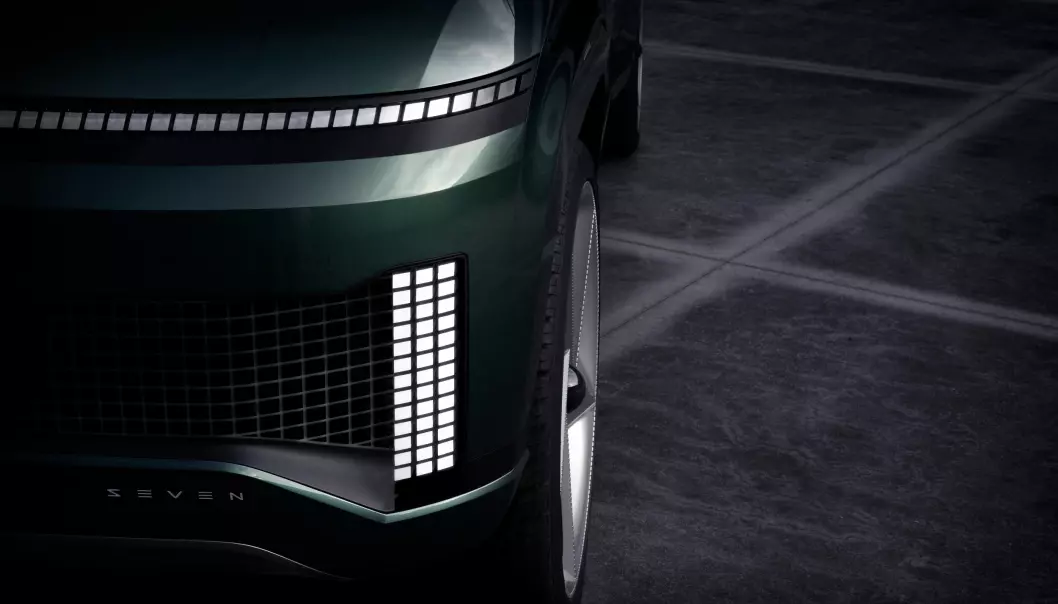 KOMMER: Modellen Seven viser at Hyundai utvikler sine designtrekk ytterligere.