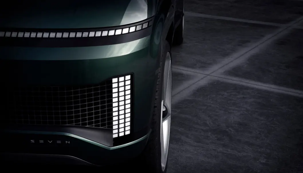 KOMMER: Modellen Seven viser at Hyundai utvikler sine designtrekk ytterligere. KOMMER: Modellen Seven viser at Hyundai utvikler sine designtrekk ytterligere.