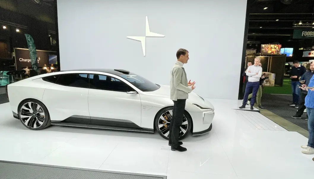 <span class=" font-weight-bold" data-lab-font_weight_desktop="font-weight-bold">SJEFEN:</span> Polestar-sjefen Thomas Ingenlath var i Norge for noen uker siden og viste fram Polestar 5. <span class=" font-weight-bold" data-lab-font_weight_desktop="font-weight-bold">SJEFEN:</span> Polestar-sjefen Thomas Ingenlath var i Norge for noen uker siden og viste fram Polestar 5.