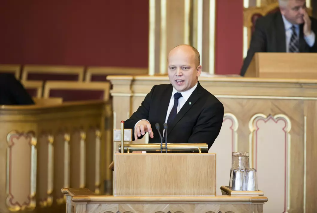 SATSER PÅ GUNSTIGE TIDSPUNKTER: Finansminister Trygve Slagsvold Vedum (Sp).