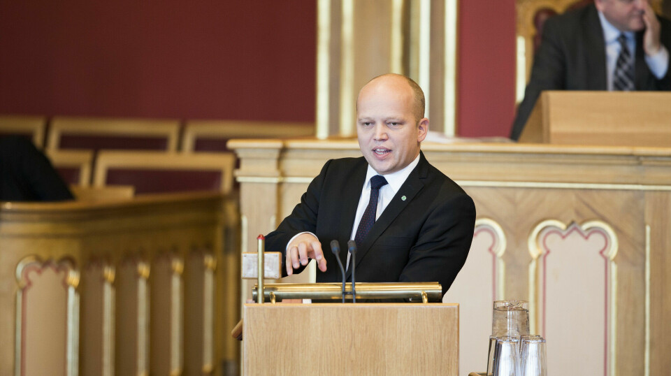 HEVER OG SENKER: Finansminister Trygve Slagsvold Vedum (Sp).