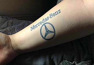 Bilen som tatovering gjør at den varer livet ut