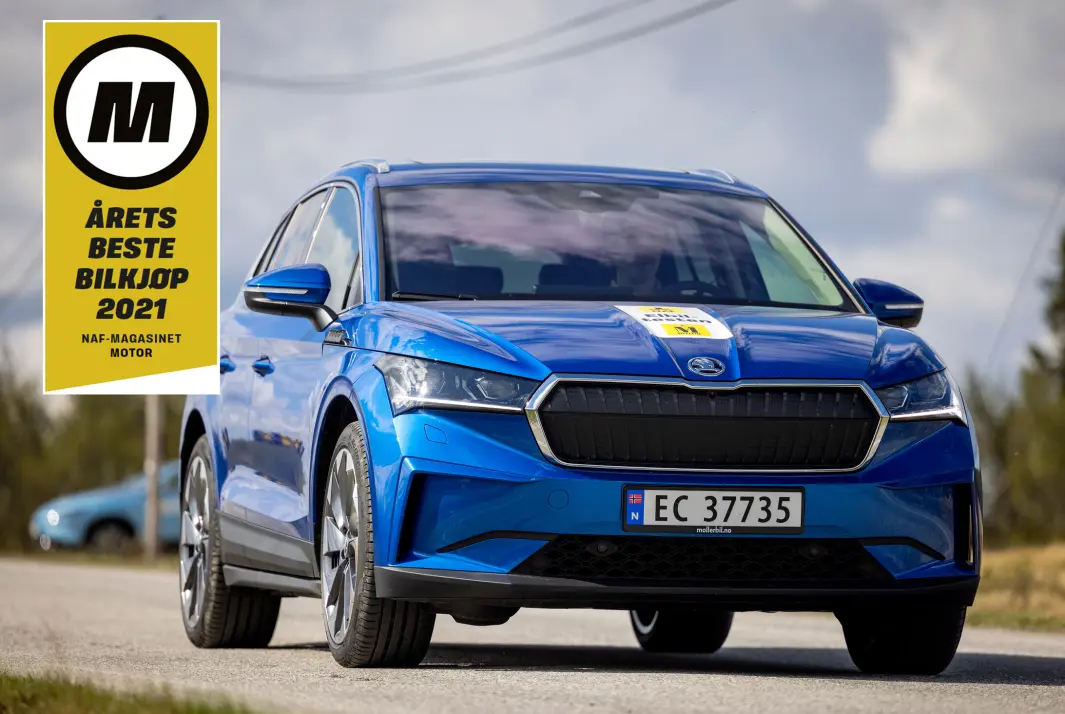 KJENTE SAKER: Enyaq er elektrisk, men oppleves solid og fornuftig – som en typisk Skoda. KJENTE SAKER: Enyaq er elektrisk, men oppleves solid og fornuftig – som en typisk Skoda.