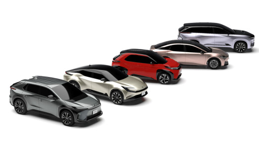 Se bildene av alle elbilene som Toyota skal lansere