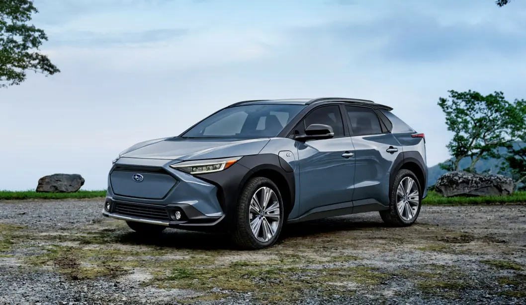 <span class="font-weight-bold" data-lab-font_weight_desktop="font-weight-bold">LIKE FIN:</span> Subaru Solterra er til forveksling lik Toyota bZ4X. <span class="font-weight-bold" data-lab-font_weight_desktop="font-weight-bold">LIKE FIN:</span> Subaru Solterra er til forveksling lik Toyota bZ4X.