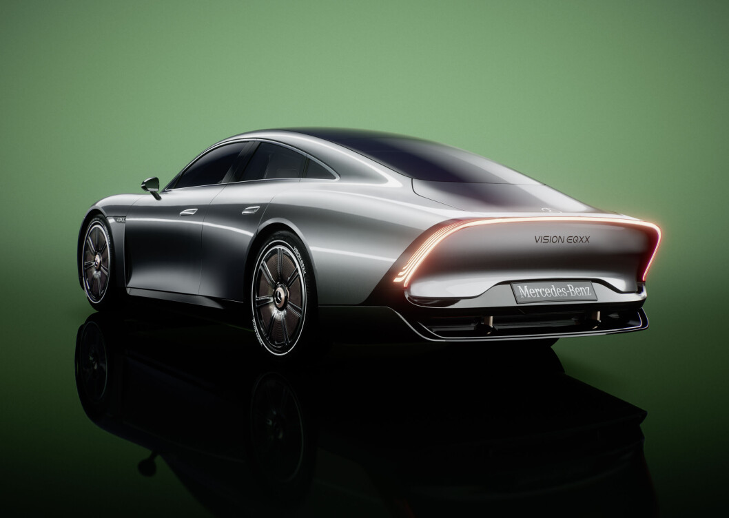 Der VISION EQXX zeigt, wie sich Mercedes-Benz die Zukunft des Elektroautos vorstellt.The VISION EQXX is how Mercedes-Benz imagines the future of electric cars. Der VISION EQXX zeigt, wie sich Mercedes-Benz die Zukunft des Elektroautos vorstellt.The VISION EQXX is how Mercedes-Benz imagines the future of electric cars.