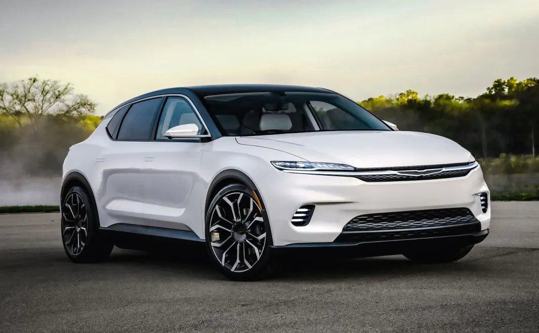 DEBUT: Airflow, den første elbilen fra Chrysler, skal komme i 2025. DEBUT: Airflow, den første elbilen fra Chrysler, skal komme i 2025.