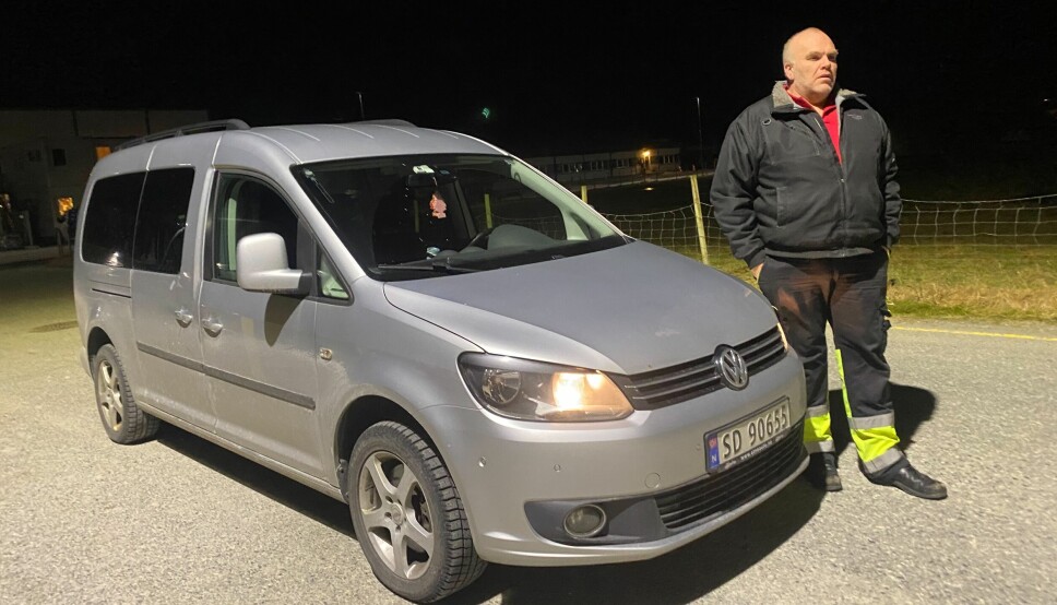 STRIDENS KJERNE: VW Caddyen som Åge Martin Natterøy-Sævareid og ekskona kjøpte for tre år siden.