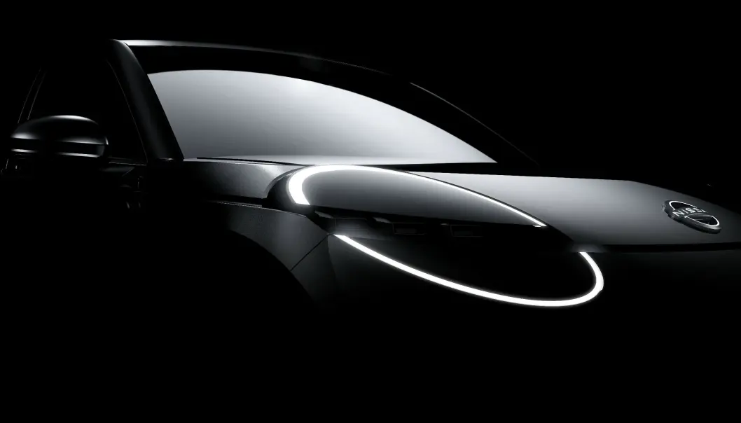 <span class=" font-weight-bold" data-lab-font_weight_desktop="font-weight-bold">NY ELBIL</span>: Neste elbil ut fra Nissan, er en småbil litt mindre enn kjente Nissan Micra. Modellen lages på samme plattform som den elektriske retroversjonen av Renault 5. <span class=" font-weight-bold" data-lab-font_weight_desktop="font-weight-bold">NY ELBIL</span>: Neste elbil ut fra Nissan, er en småbil litt mindre enn kjente Nissan Micra. Modellen lages på samme plattform som den elektriske retroversjonen av Renault 5.