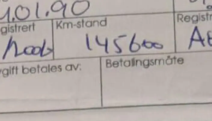 <span class=" font-weight-bold" data-lab-font_weight_desktop="font-weight-bold">145.600: </span>Dette var kjørelengden ifølge kontrakten. <span class=" font-weight-bold" data-lab-font_weight_desktop="font-weight-bold">145.600: </span>Dette var kjørelengden ifølge kontrakten.
