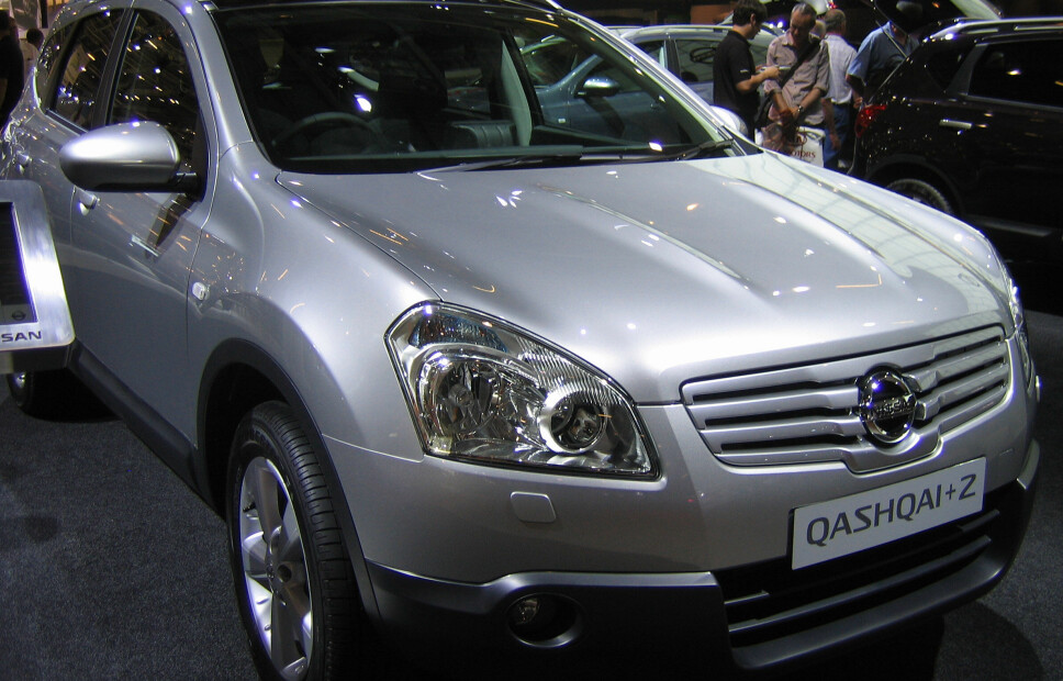SKRØT FOR MYE: Nissan Qashqai 2008-modell, her i ny versjon for 14 år siden.