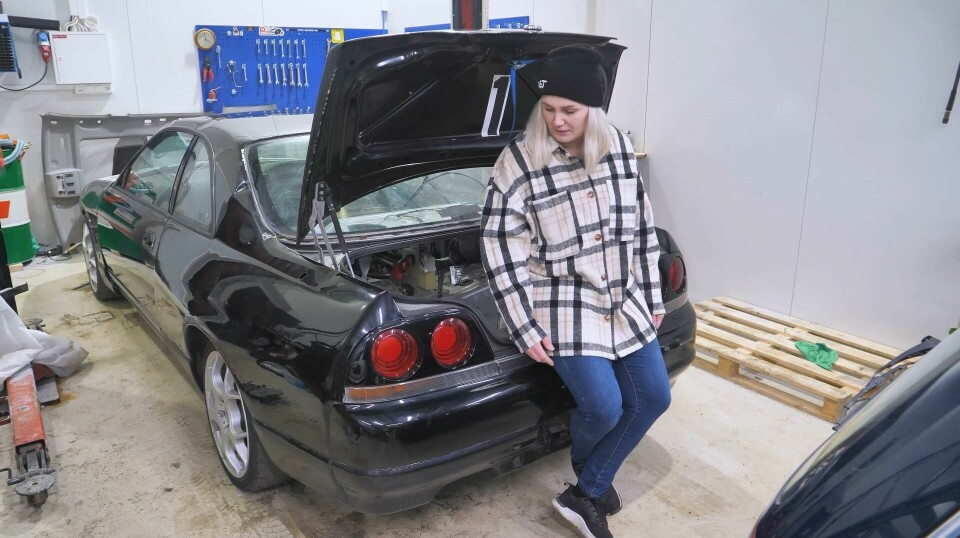 SAMMENSVEISET: Lily Martine Lundberg driver Rånerbabes – som nå er en del av den landsomfattende jentegruppa som enkelt og greit har fått navnet Car Club.