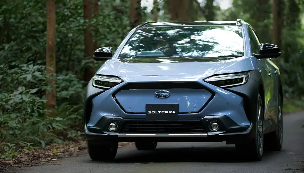 NYTT FJES: Subaru Solterra er et samarbeid med Toyota, og nærmest identisk med Toyota bZ4X. NYTT FJES: Subaru Solterra er et samarbeid med Toyota, og nærmest identisk med Toyota bZ4X.