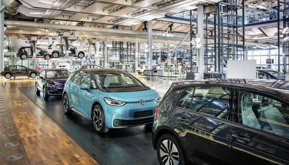 STADIG TIL SALGS: Volkswagen-salget 25 prosent i mars.