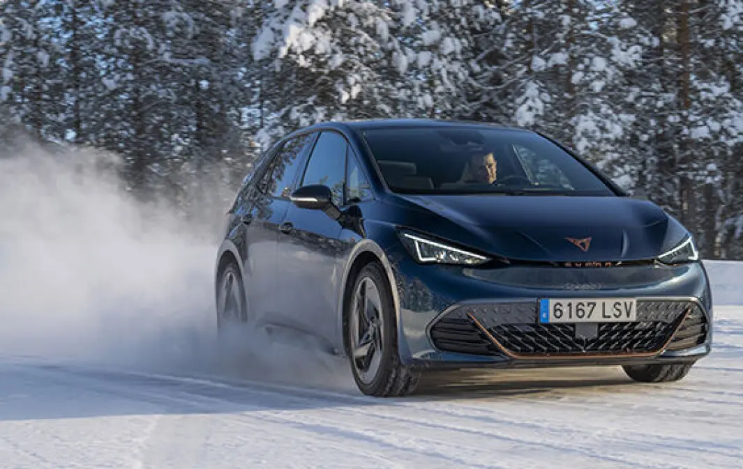 SPANSK SJARM: Seat-avleggeren Cupra kommer med to kraftigere varianter av elbilen Born. SPANSK SJARM: Seat-avleggeren Cupra kommer med to kraftigere varianter av elbilen Born.
