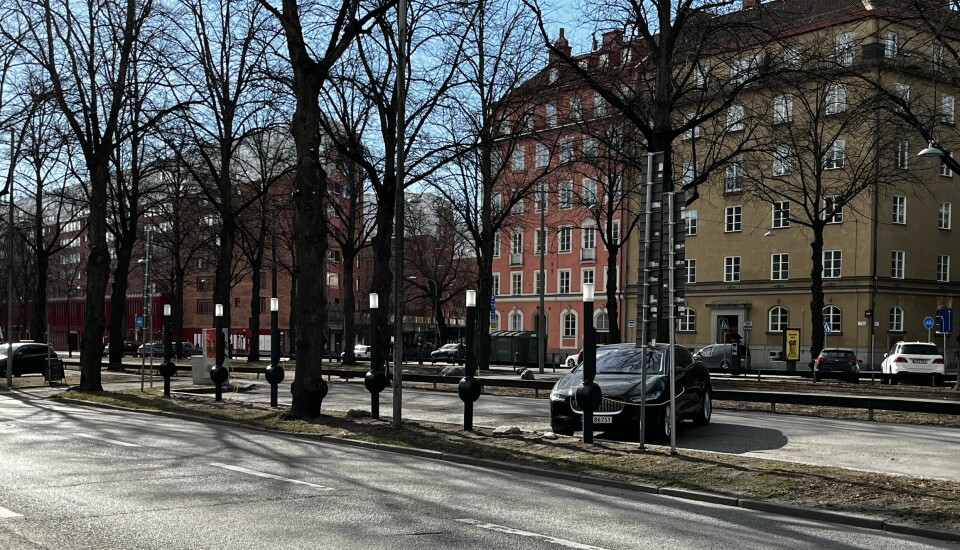 ÖSTERMALM: Rikelig med ladeplasser, selv på Stockholms Majorstuen.