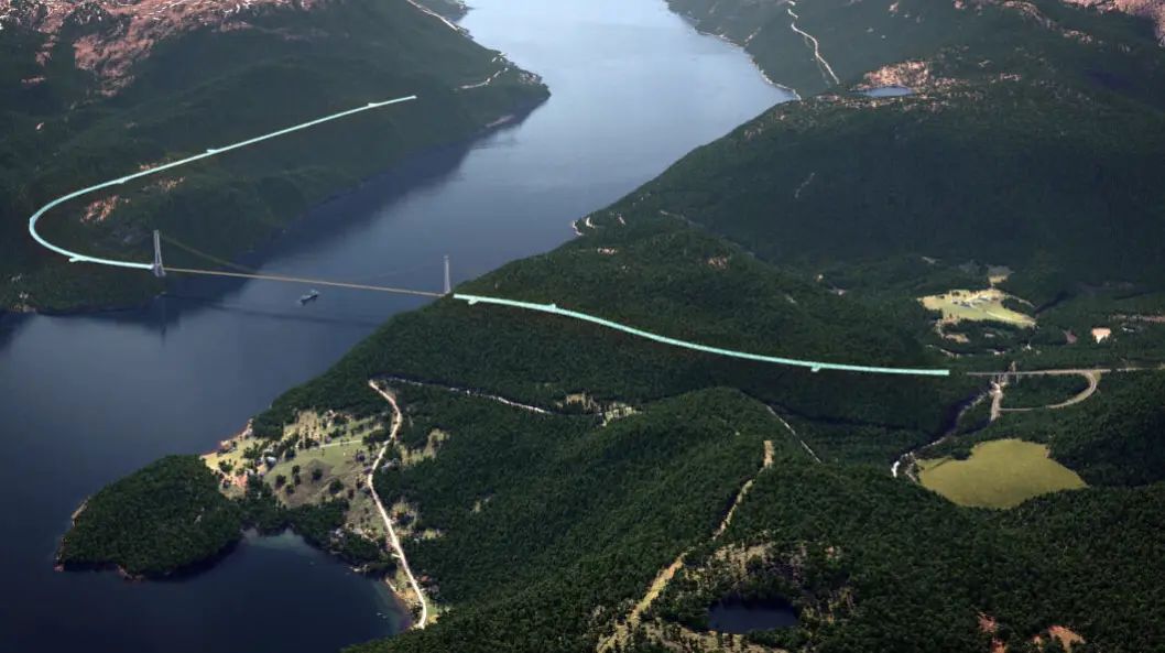 HØYT PRIORITERT: E6 Megården–Mørsvikbotn i Sørfold i Nordland, med nye planer tegnet inn. HØYT PRIORITERT: E6 Megården–Mørsvikbotn i Sørfold i Nordland, med nye planer tegnet inn.