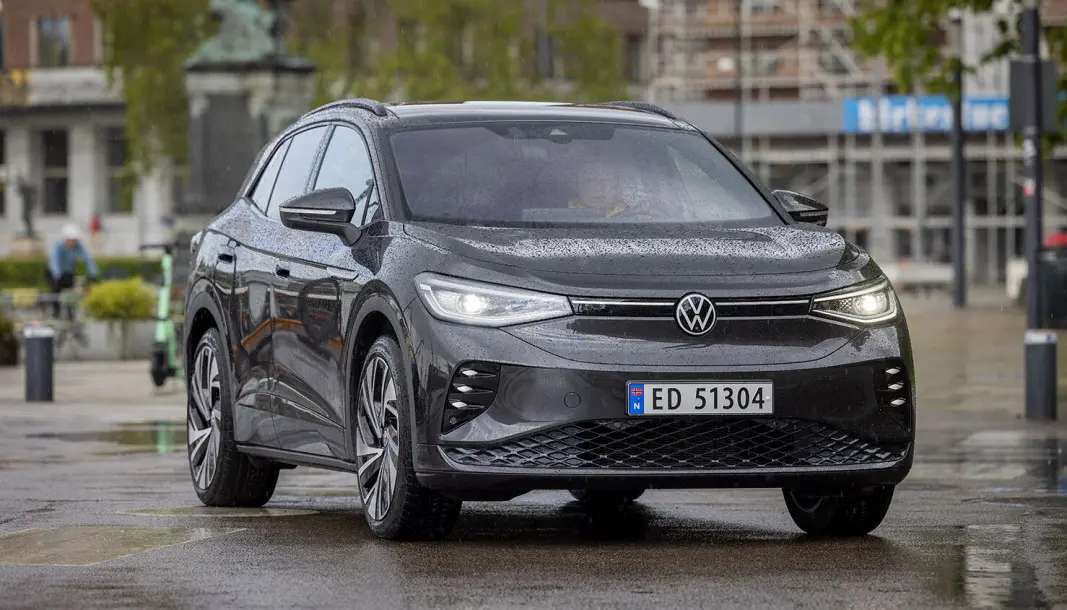 NORSKTOPPEN: Volkswagen ID.4 GTX er Norges mest populære bil for tiden. NORSKTOPPEN: Volkswagen ID.4 GTX er Norges mest populære bil for tiden.