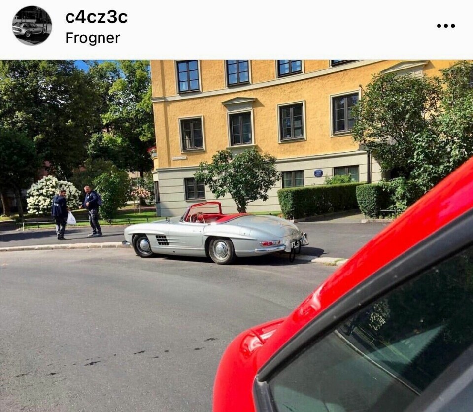 MÆRSJE-MORO: Instagramprofilen @c4cz3c byr på lekre metallkropper – knipset gatelangs når man minst forventer at de dukker opp fra mørke garasjer.