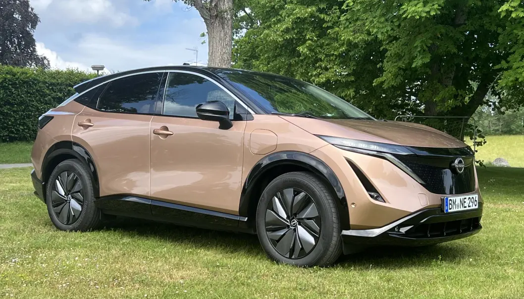 <span class=" font-weight-bold" data-lab-font_weight_desktop="font-weight-bold">TREKK FORAN: </span>Nissan – og en annen japaner, Toyota (og tvillingen Subaru) – holder på forhjulstrekket også på elbiler. <span class=" font-weight-bold" data-lab-font_weight_desktop="font-weight-bold">TREKK FORAN: </span>Nissan – og en annen japaner, Toyota (og tvillingen Subaru) – holder på forhjulstrekket også på elbiler.