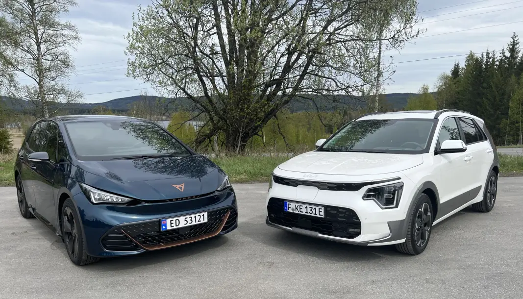 FORSKJELLIGE: Cupra Born er det sporty og mer kjøreglade alternativet, mens Kia Niro er litt mer fornuftig, med bedre bagasjeplass og litt bedre rekkevidde. FORSKJELLIGE: Cupra Born er det sporty og mer kjøreglade alternativet, mens Kia Niro er litt mer fornuftig, med bedre bagasjeplass og litt bedre rekkevidde.