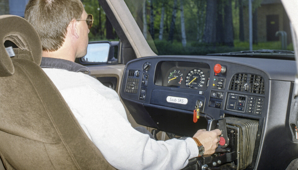 INGEN SVENSKEVITS: Saab Prometheus, et konsept fra 1993, hadde Steer by Wire-teknologi og Joysticks.