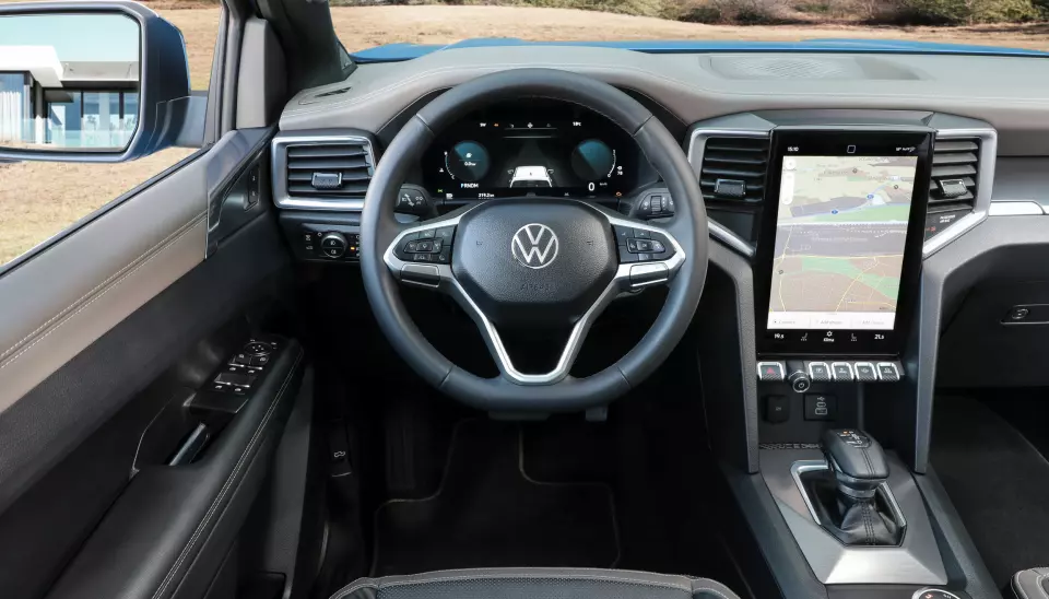 FORD-BILDE: Det er mye Ford i interiøret til nye Volkswagen Amarok.