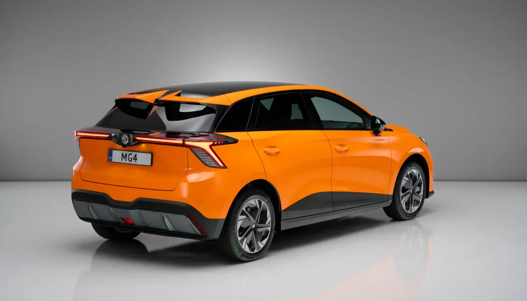 PRISVINNER: MG4 kommer med en svært gunstig pris i et segment der vi finner blant annet Nissan Leaf og VW ID.3. PRISVINNER: MG4 kommer med en svært gunstig pris i et segment der vi finner blant annet Nissan Leaf og VW ID.3.