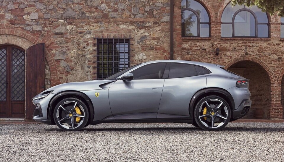 ETTERTRAKTET: En Ferrari med fire dører, V12-motor og en prislapp på rundt fire millioner, frister mange.