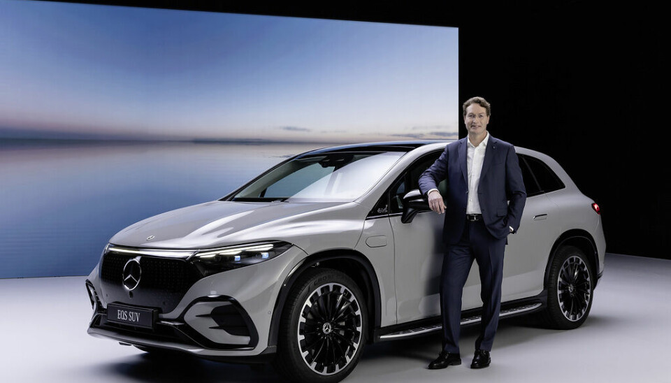 SATSER: Mercedes-sjef Ola Källenius vil bygge ladere til eiere av blant annet EQA SUV.