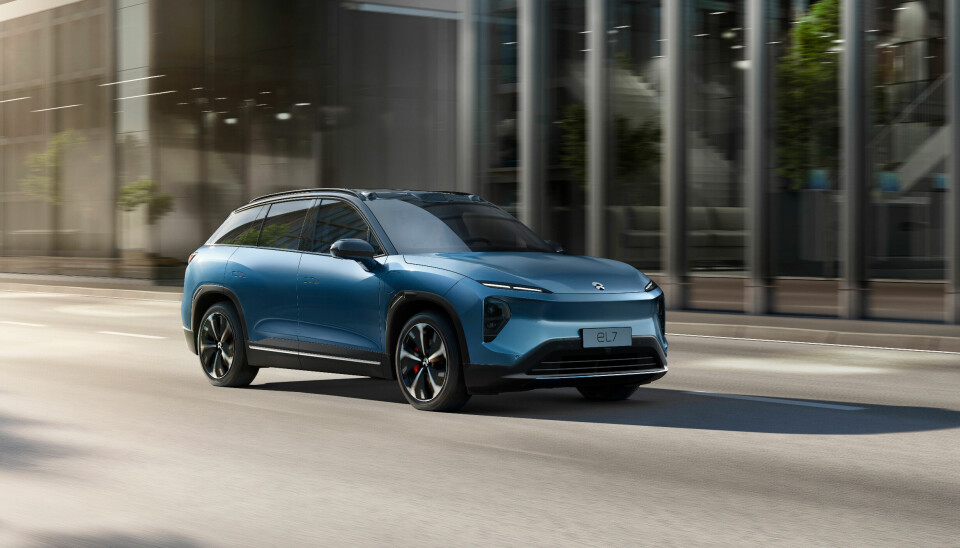 FOLKELIG: Nio EL7 blir en familievennlig SUV, en del dyrere enn Tesla Model Y.