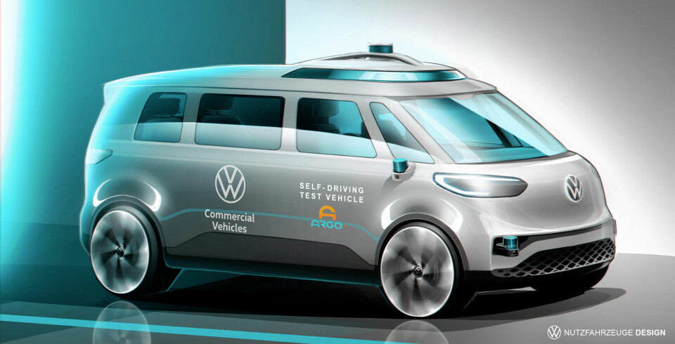 UTEN BUZZJÅFØR? ID. Buzz skal etter planen bli Volkswagens første selvkjørende bil.