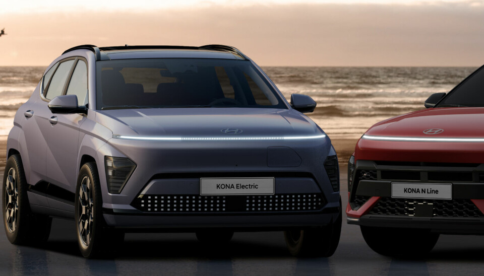HELT NY: Lite er gjenkjennelig på nye Hyundai Kona, som kommer i 2023.