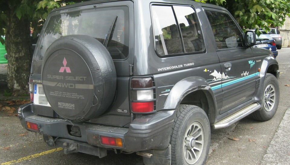 ILLUSTRASJONSBILDE: Mitsubishi Pajero 2002-modell
